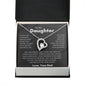 To My Daughter | Proud Forever Love Necklace