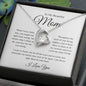To My Beautiful Mom | Thank You Forever Love Necklace