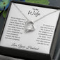 To Wife | Never Forget Forever Love Necklace From Husband