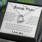 To My Bonus Mom | I Need To Say Forever Love Necklace