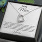 To My Mom | Just Remember Forever Love Necklace
