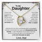 To My Daughter | Overwhelming Forever Love Necklace