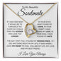To My Beautiful Soulmate | In Your Eyes Forever Love Knot Necklace