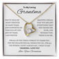 To My Loving Grandma | Special Forever Love Necklace