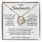 To My Soulmate | I Love You Forever Love Necklace