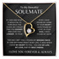 To My Beautiful Soulmate | My Heart Forever Love Necklace