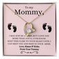 To My Mommy | Pink Kisses & Kicks Forever Love Necklace