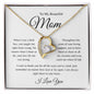 To My Beautiful Mom | Thank You Forever Love Necklace