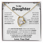 To My Daughter | Anything Forever Love Necklace