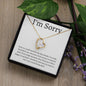 I'm Sorry | Believe Forever Love Necklace