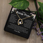 To My Bonus Mom | I Love You Forever Love Necklace