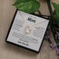 To My Loving Mom | Supported Love Knot Necklace