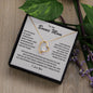 To My Bonus Mom | Held My Hand Forever Love Necklace
