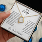 To Wife | Never Forget Forever Love Necklace From Husband