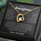 To My Daughter | Proud Forever Love Necklace