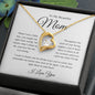 To My Beautiful Mom | Thank You Forever Love Necklace