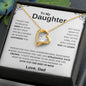 To My Daughter | Overwhelming Forever Love Necklace