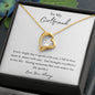 To My Girlfriend | Fall In Love Forever Love Necklace