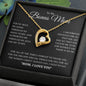 To My Bonus Mom | Supported Forever Love Necklace