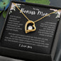 To My Bonus Mom | I Love You Forever Love Necklace