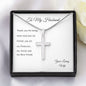 To My Husband | My Protector Cross Necklace