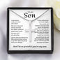 My Son | So Grateful - Stainless Steel Cross Necklace