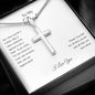 To My Dad | Thank You Cross Necklace
