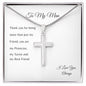 To My Man | My Protector Cross Necklace