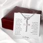 To The Best Dad | I Love You Cross Necklace
