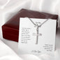 To My Dad | Thank You Cross Necklace