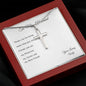 To My Husband | My Protector Cross Necklace