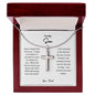 To My Son | Promise Cross Necklace