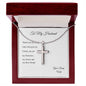 To My Husband | My Protector Cross Necklace