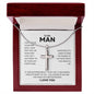 To My Man | My Life Cross Necklace