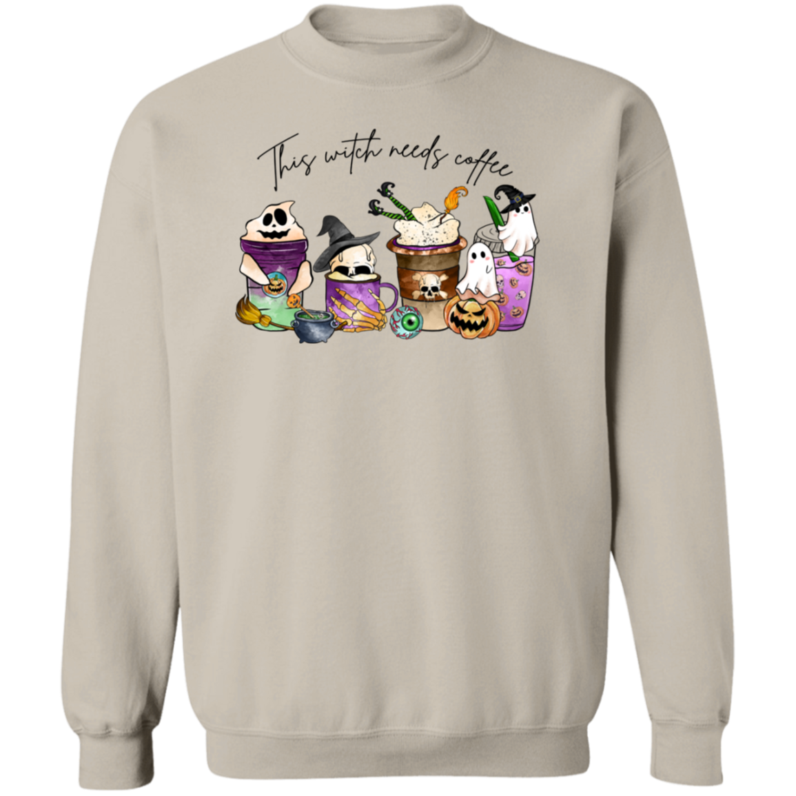 Witchy Brews This Witch Needs Coffee Shirt