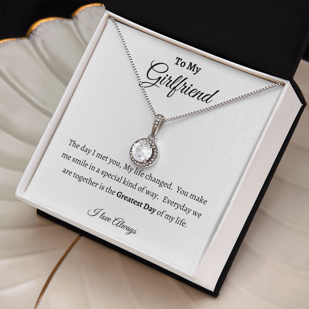 To My Girlfriend | Life Changed Eternal Love Necklace