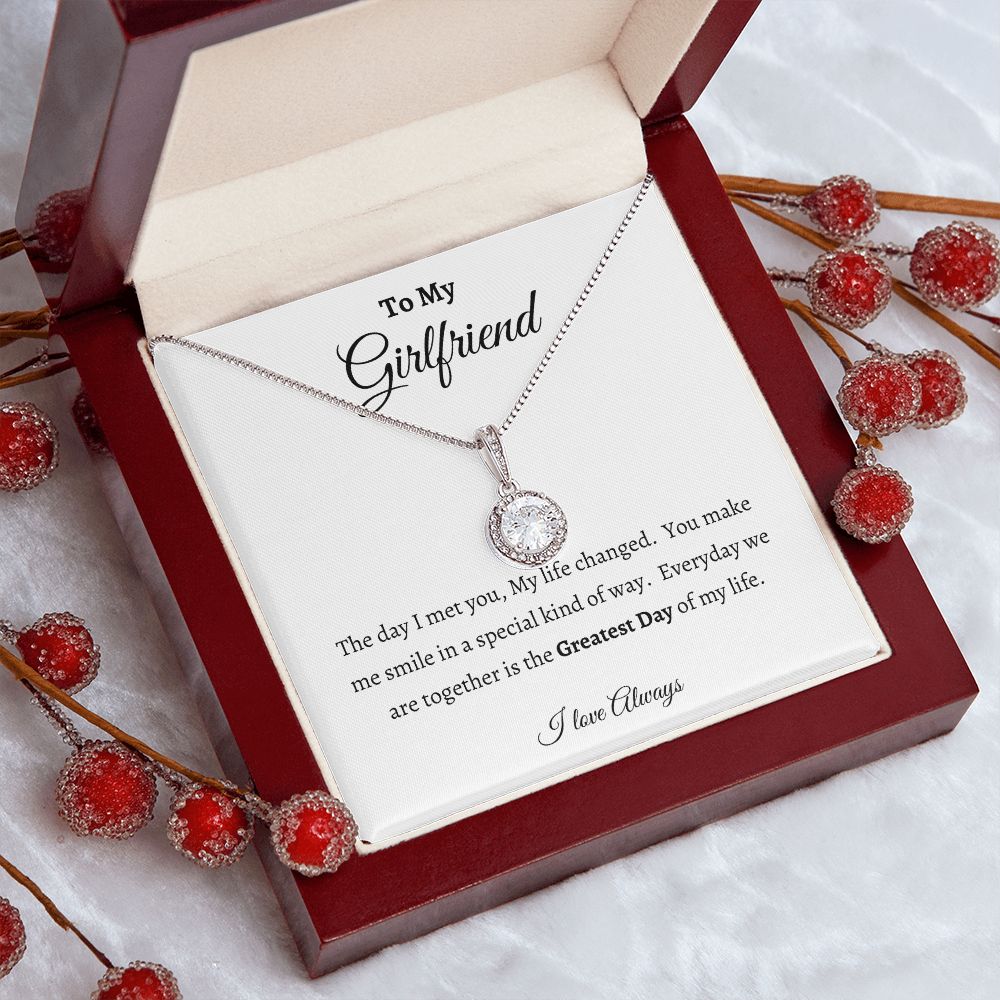 To My Girlfriend | Life Changed Eternal Love Necklace