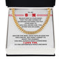 [ALMOST GONE] To My Son | Believe Cuban Link Chain