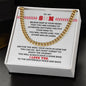 [ALMOST GONE] To My Son | Believe Cuban Link Chain
