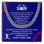 [SELLING FAST] To My Son | No. 1 Fan Cuban Link Chain