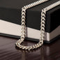 [HOT ITEM] To My Son | Win or Learn Cuban Link Chain