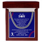 [SELLING FAST] To My Son | No. 1 Fan Cuban Link Chain