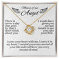 [ONLY A FEW LEFT] Mama Of An Angel | I Love You Love Knot Necklace