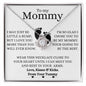 [BEST SELLER] To My Mommy | Little Bump Love Knot Necklace