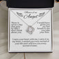 [ONLY A FEW LEFT] Mama Of An Angel | I Love You Love Knot Necklace