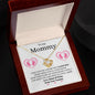 [ALMOST GONE] To My Mommy | I Love You | Love Knot Necklace