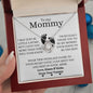 [BEST SELLER] To My Mommy | Little Bump Love Knot Necklace