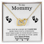 [ ALMOST GONE] To My Mommy | Your Heart | Interlocking Hearts Necklace