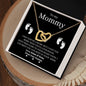 [GOING FAST] To My Mommy | Your Heart Interlocking Hearts Necklace