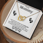 [ ALMOST GONE] To My Mommy | Your Heart | Interlocking Hearts Necklace